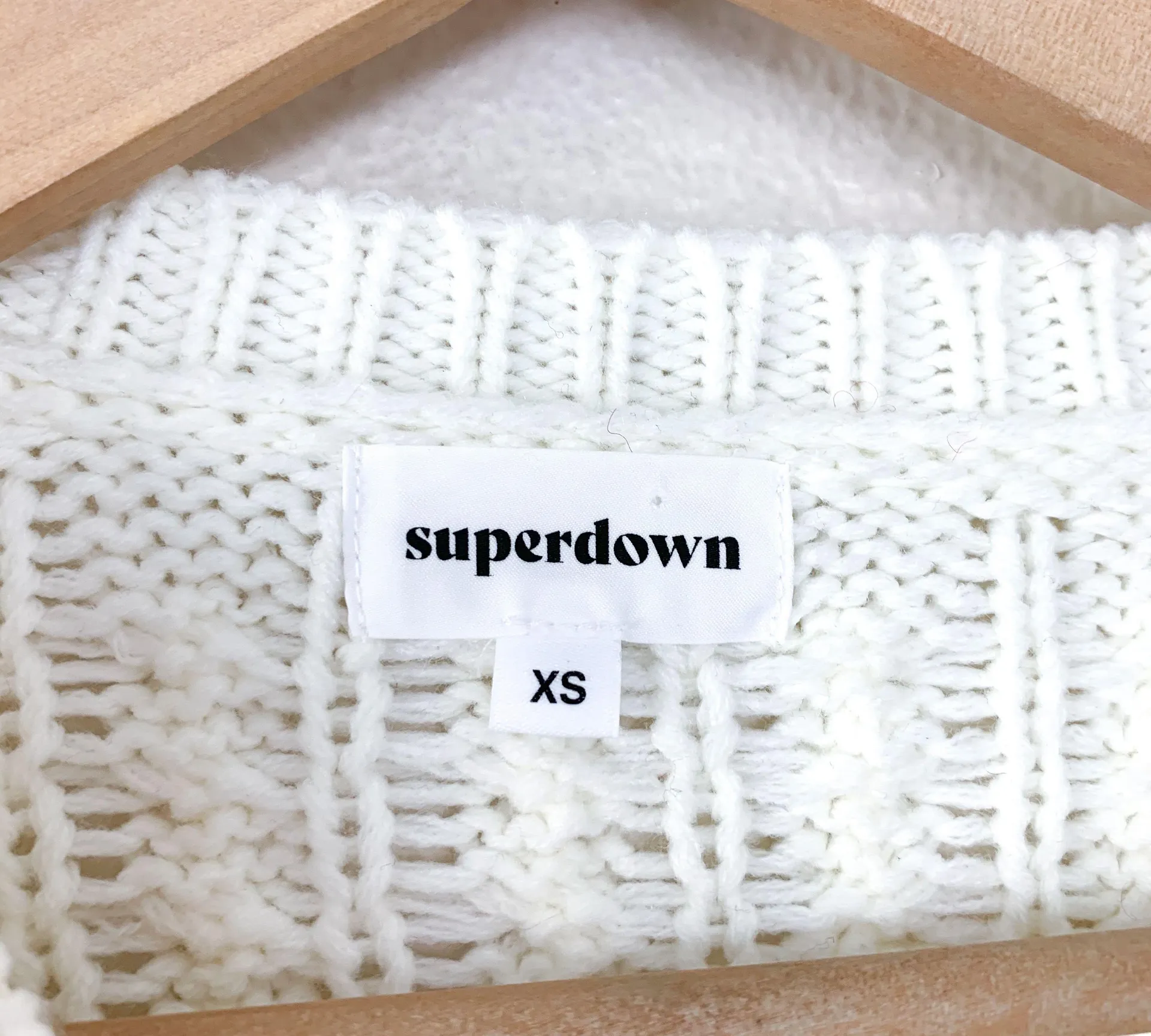 Reese Crewneck Sweater White - Image 7