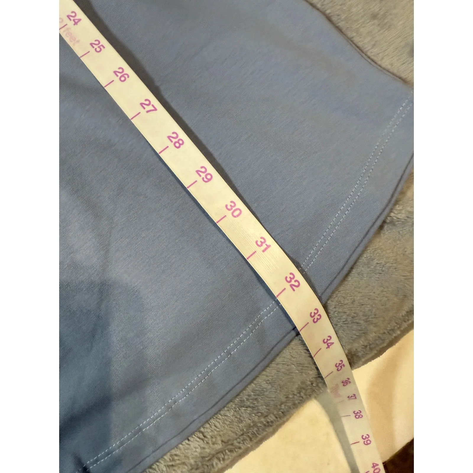 NWT Universal‎ Standard Size 4XS (00-0) Crew Neck Shirt Dress Dusty Blue Cotton - Image 6