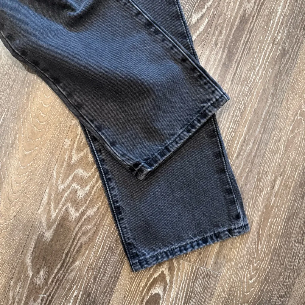 Levi's premium 501 black/ Gray Straight women’s Jeans - Image 6