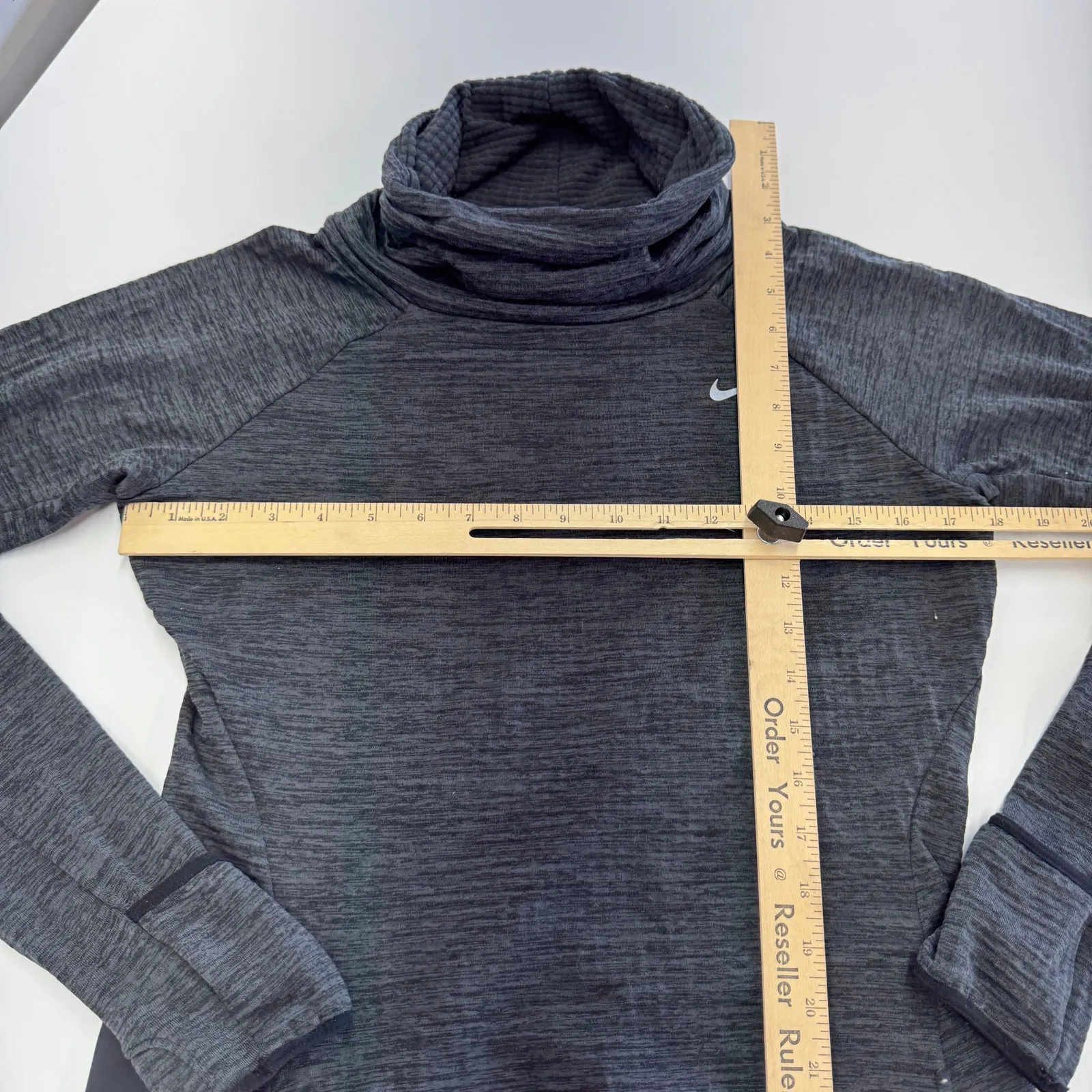 Nike Pullover Womens‎ Small Black Grey Element Therma Sphere Funnel Neck - Image 8