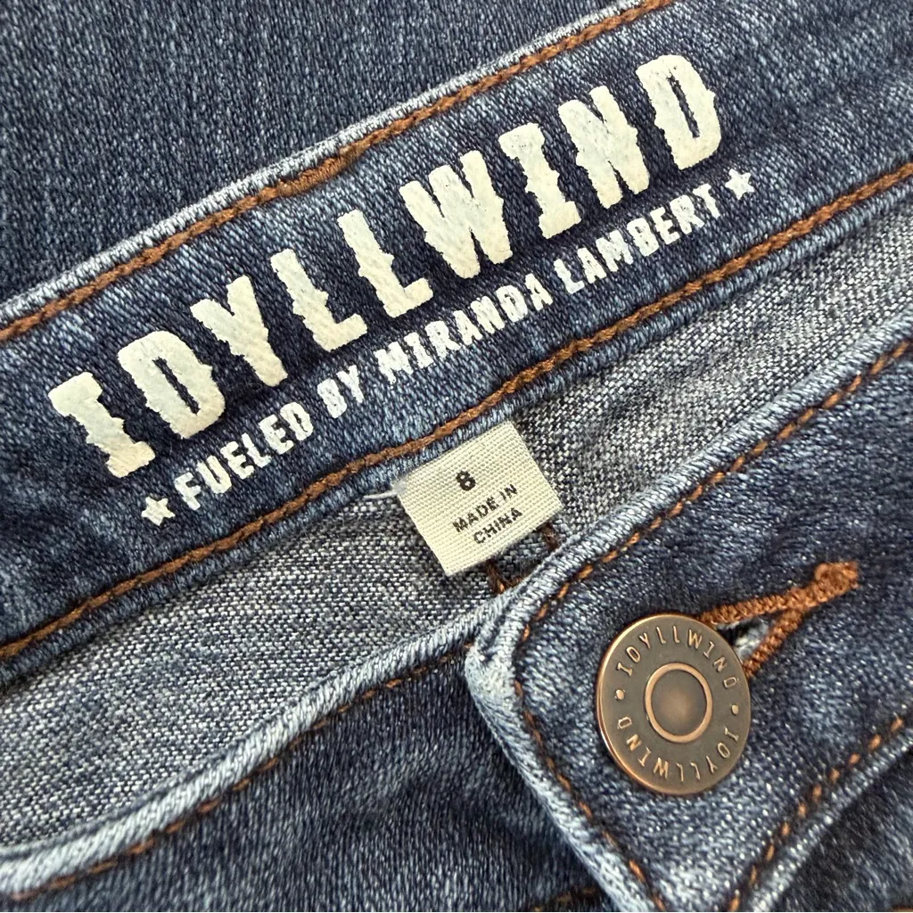 IDYLLWIND by Miranda Lambert  Button Fly Flare Stretch Jeans Trousers Size 8 - Image 6