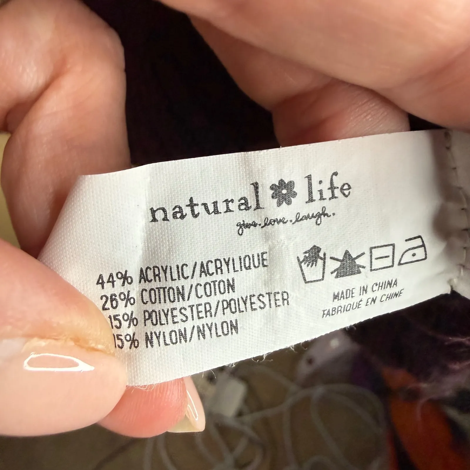 Natural Life Women Burgundy Ribbed Turtleneck Button Detail Sweater Size L - Image 6