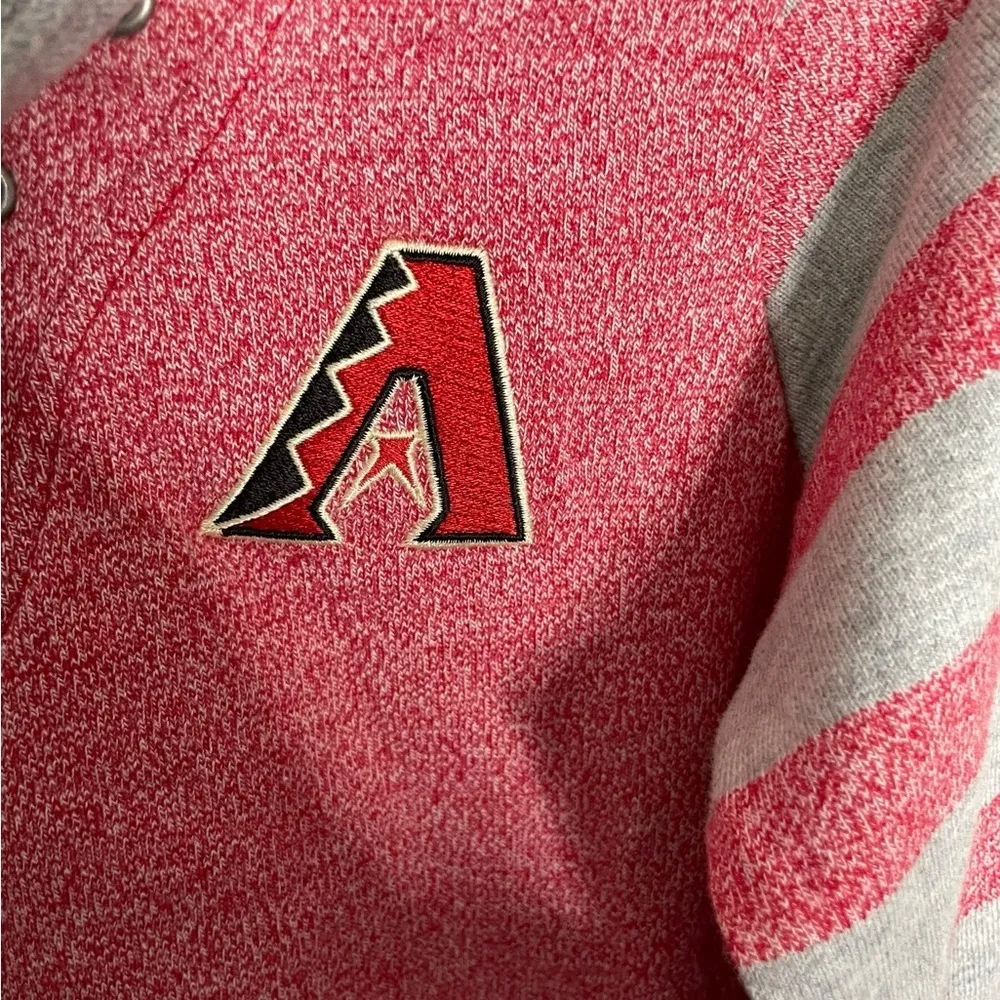 Antigua Red Arizona Diamondbacks Elbow Patch MLB Pullover Small - Image 5