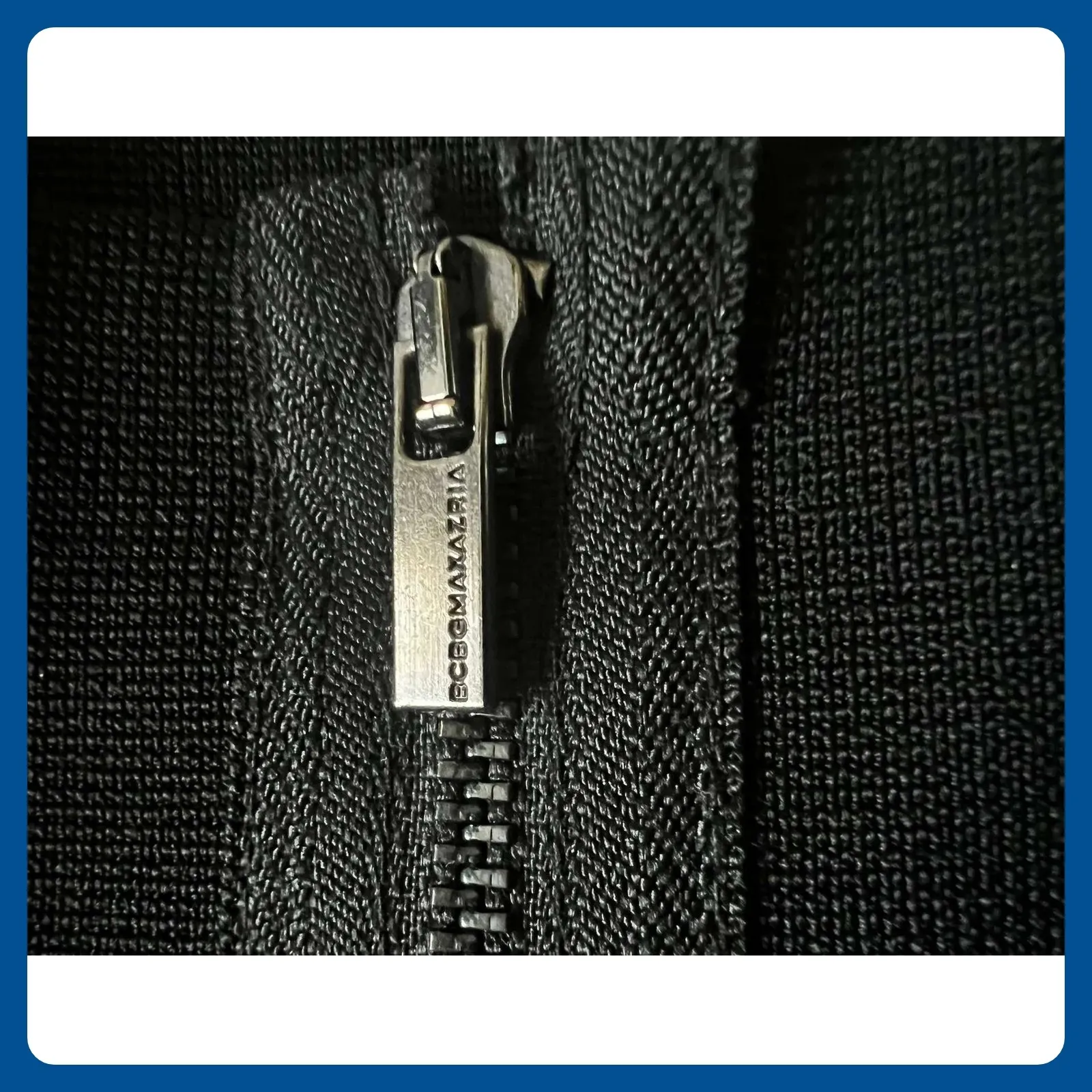 BCBGMAXAZRIA Black & Blue Striped Pencil‎ Skirt Women's Career Elegant - Image 2