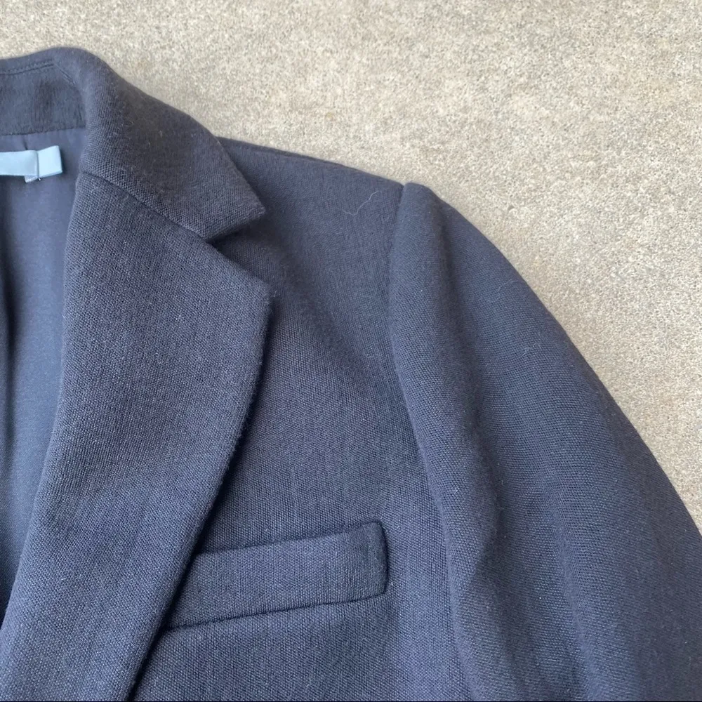 Vince Patch Pocket One Button Blazer NEW Womens 10 Black Career - Image 6