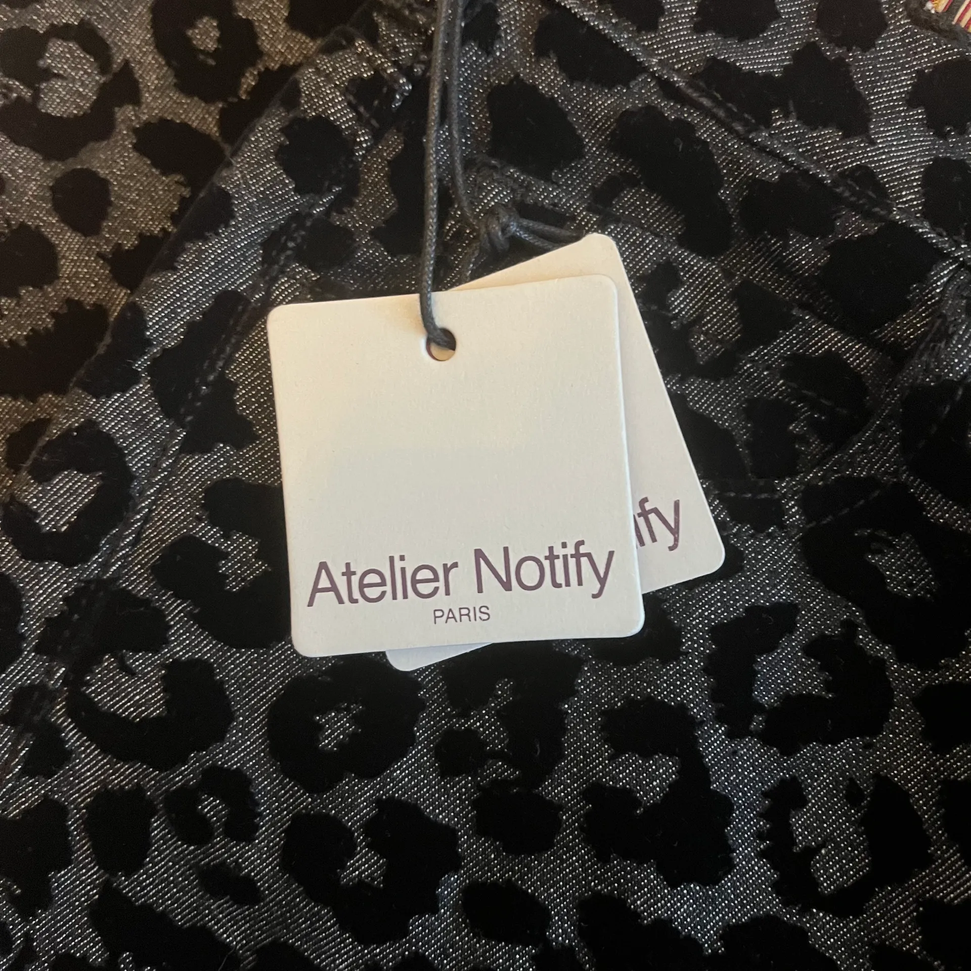 NWT Atelier Notify Bamboo Skinny Leopard-Print Jeans - Image 4