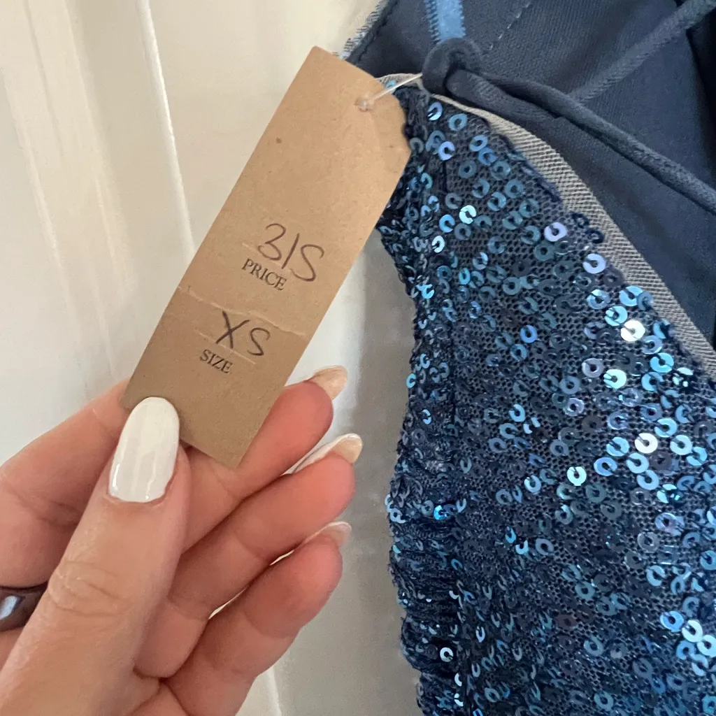 NWT Cinderella Devine  sapphire, blue gown - Image 4