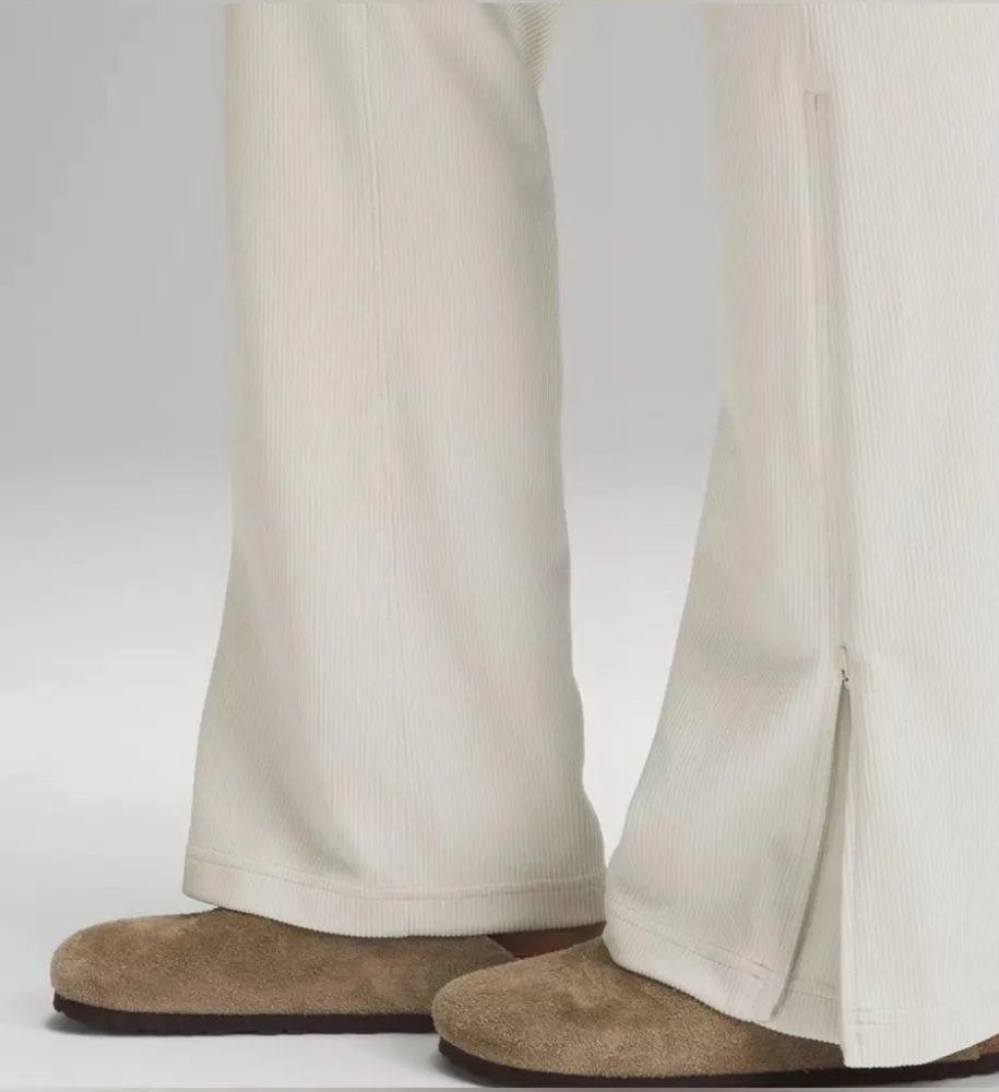 Brushed Softstreme Rib Zip Flare 32.5" - Image 2