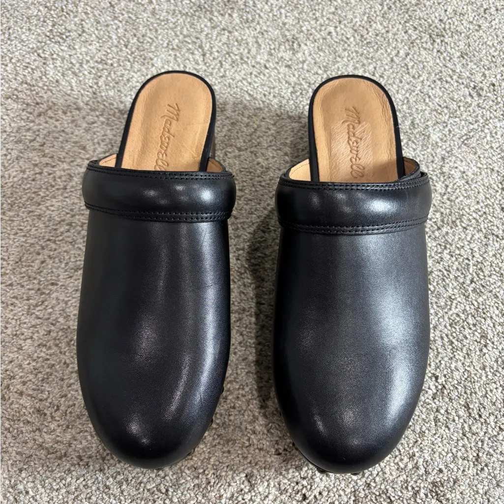 Madewell The Cecily Clog in Oiled Leather Size 6.5 - Image 3