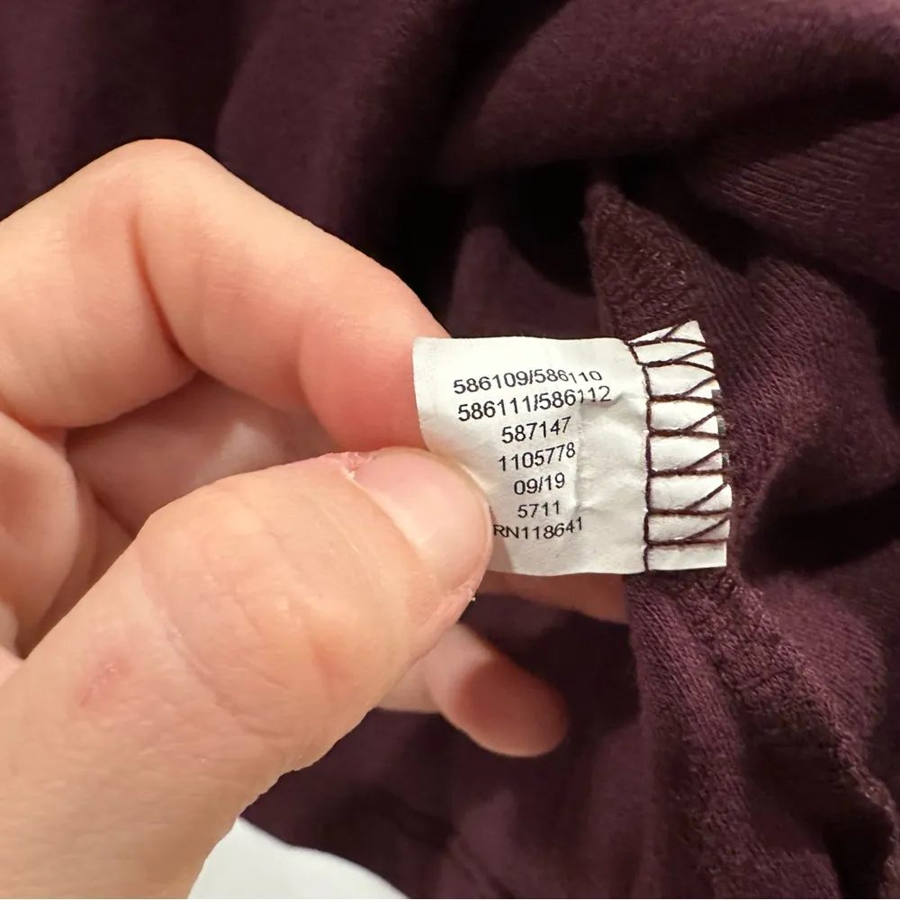 Lane Bryant Cotton Blend Swing Tunic Top Purple 26:28 - Image 5