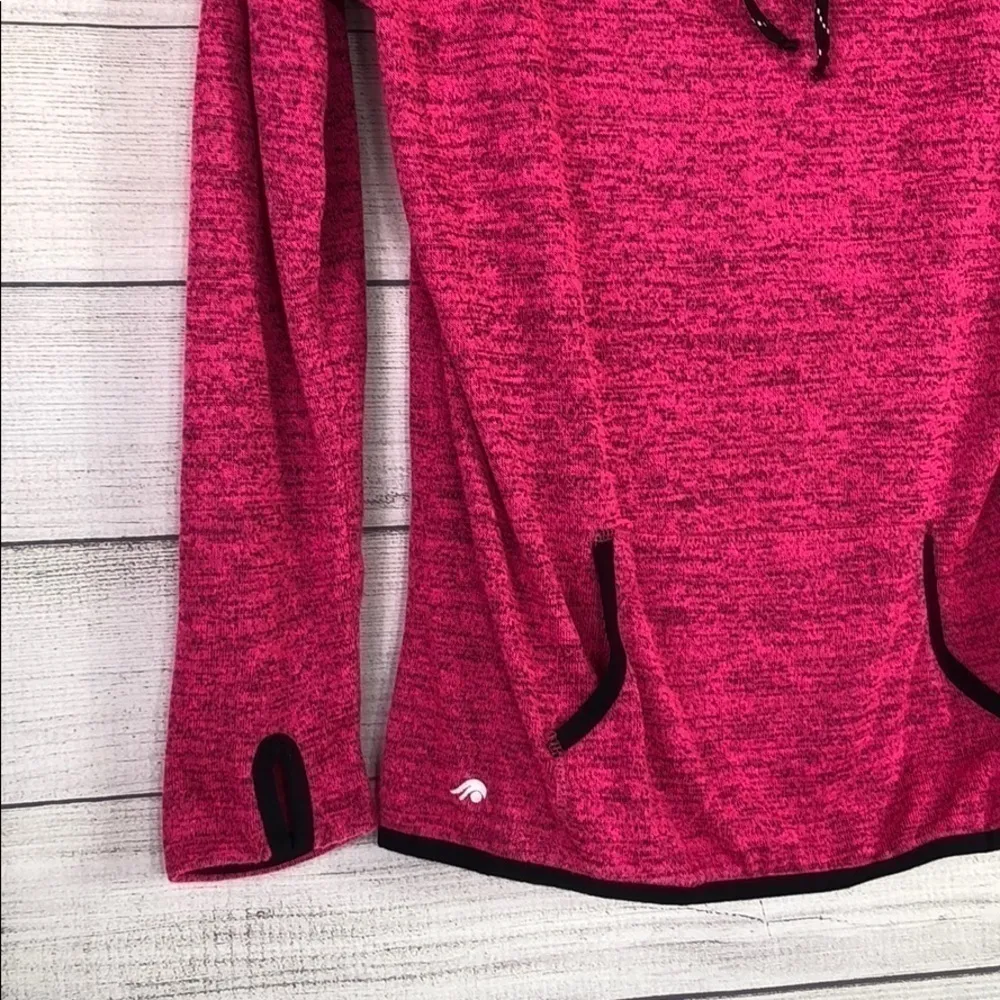 Ideology - Hot Pink & Black Cowl-neck Pullover -S - Image 4