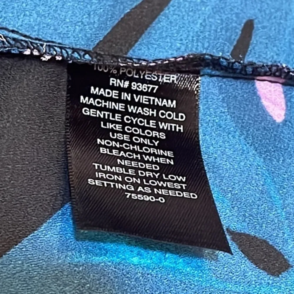 Worthington Nikki tropical top celeb style sleeveless top Sz small - Image 32