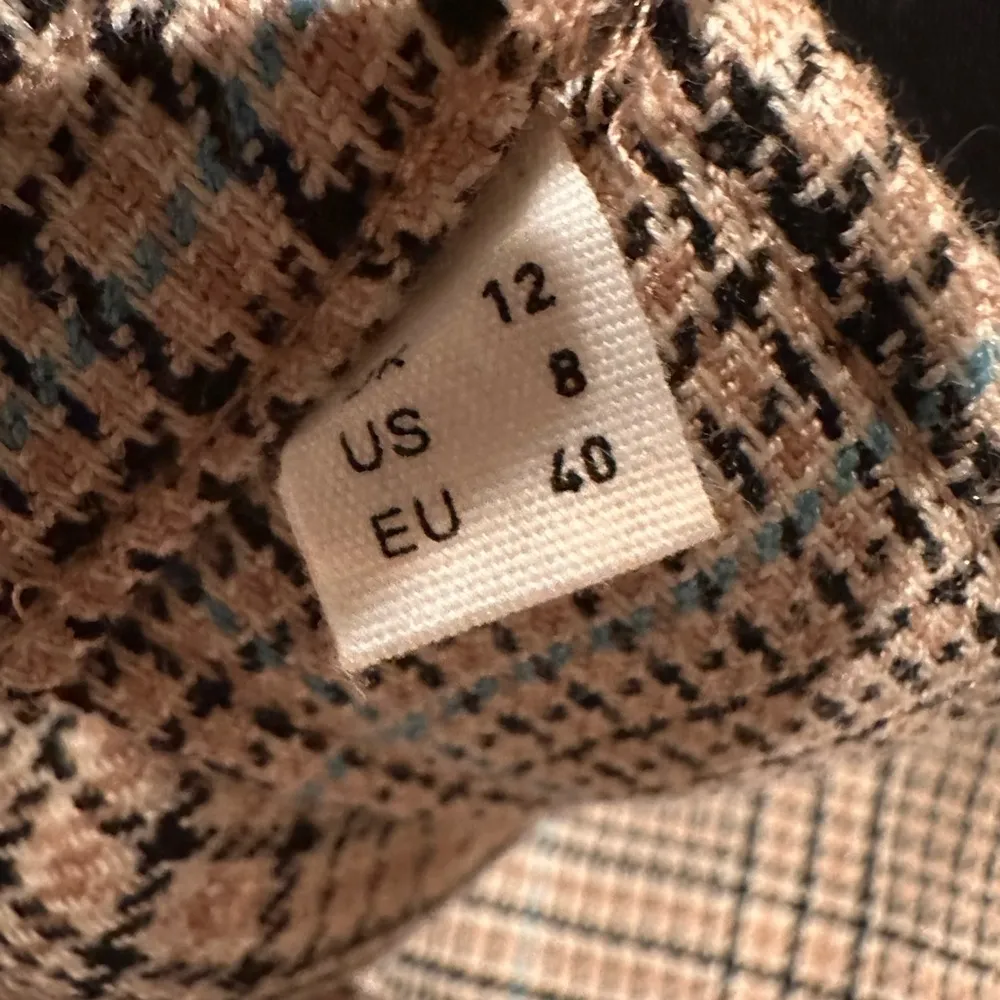 NEW Anthropologie Maeve Plaid Cuff
Leg Pants Womens Size 8 with Belt - Image 6