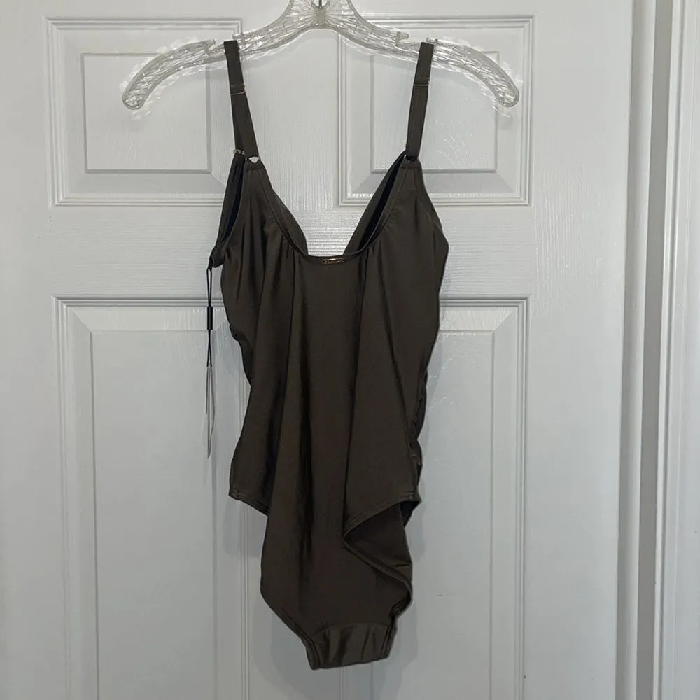 Calvin Klein Platinum One Piece Compression Swimsuit, NWT - Image 10