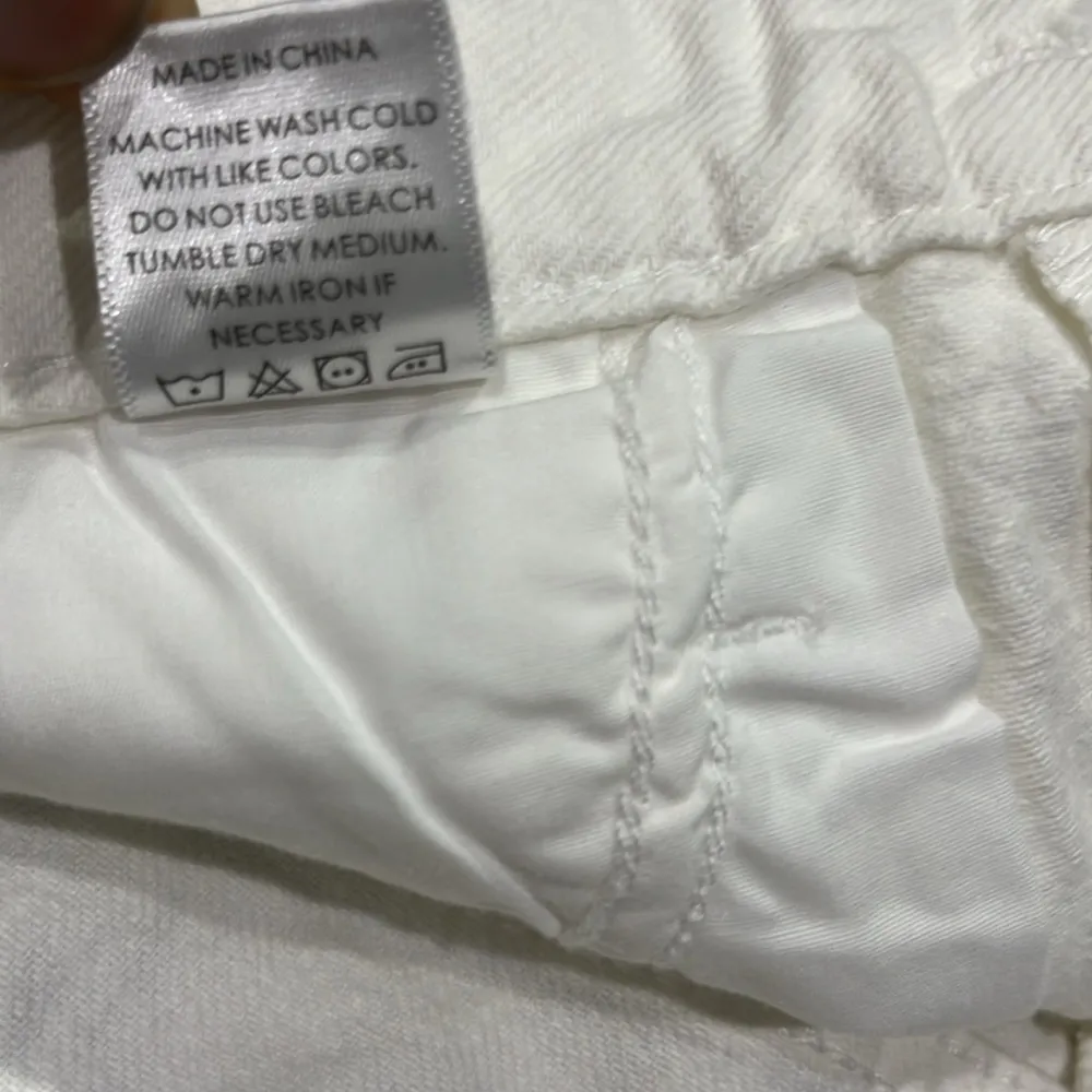 NWT REVOLVE Show Me Your Mumu White Denim Cut Off Shorts Sz 27 - Image 12