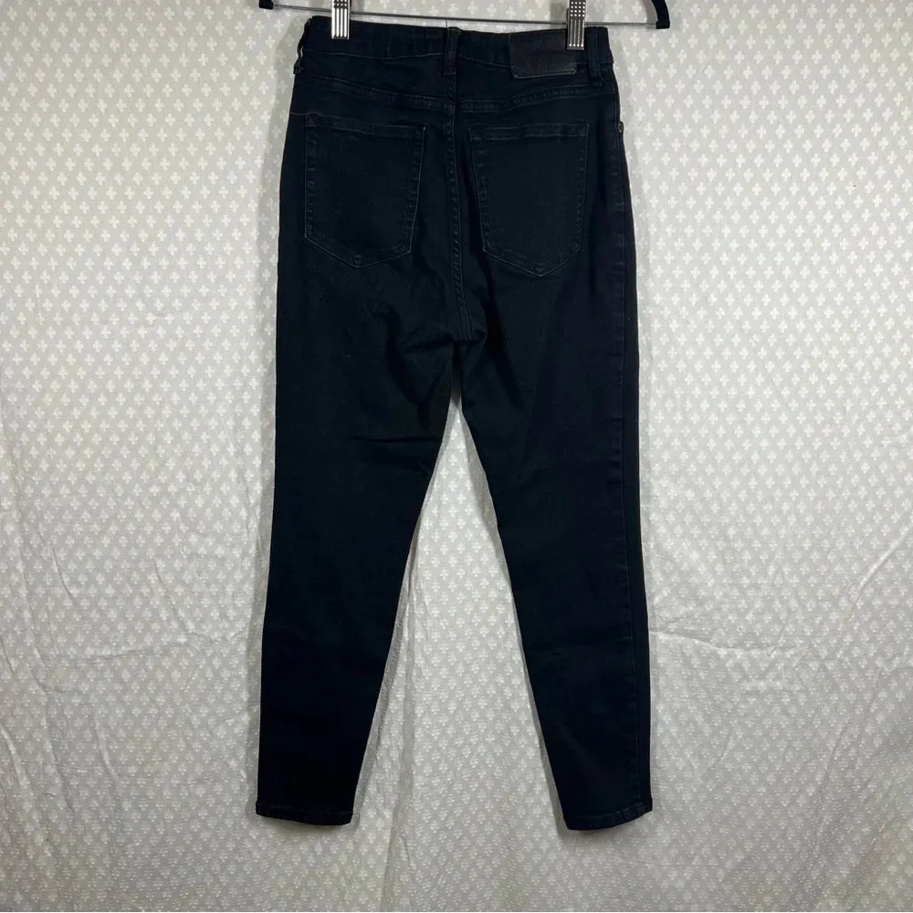 Everlane Black The Curvy‎ High Rise Crop Skinny Jeans - Image 5