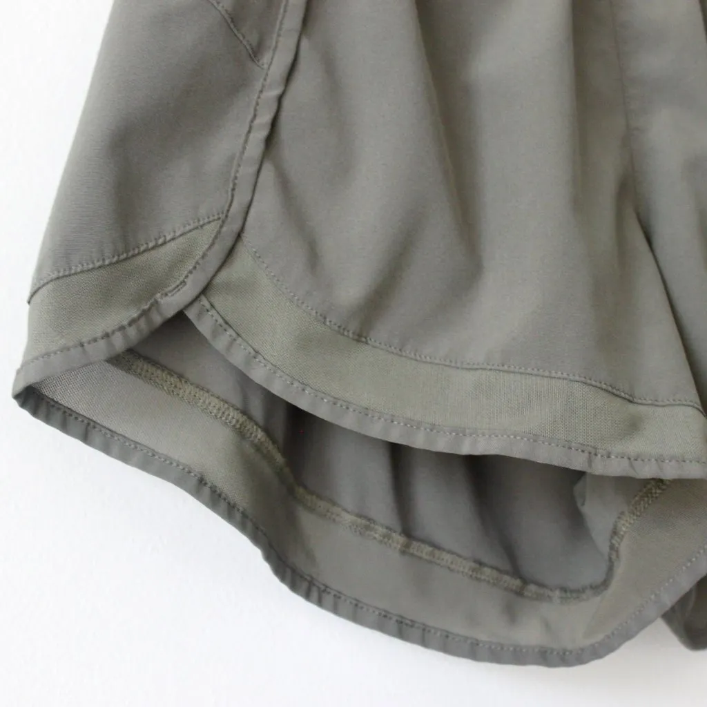 Gaiam Muted Olive Green Elastic Waistband Stretchy Athletic Workout Shorts - Image 2
