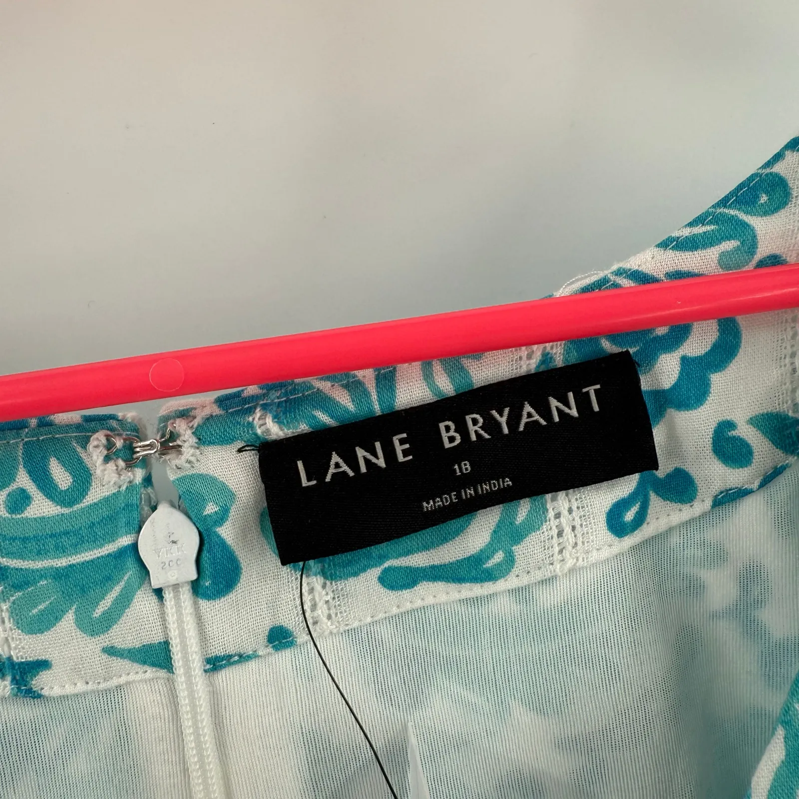 Lane Bryant Dress SZ 18 NWT Lena Surplice-Neck Flutter-Sleeve Paisley Plus Curvy - Image 4