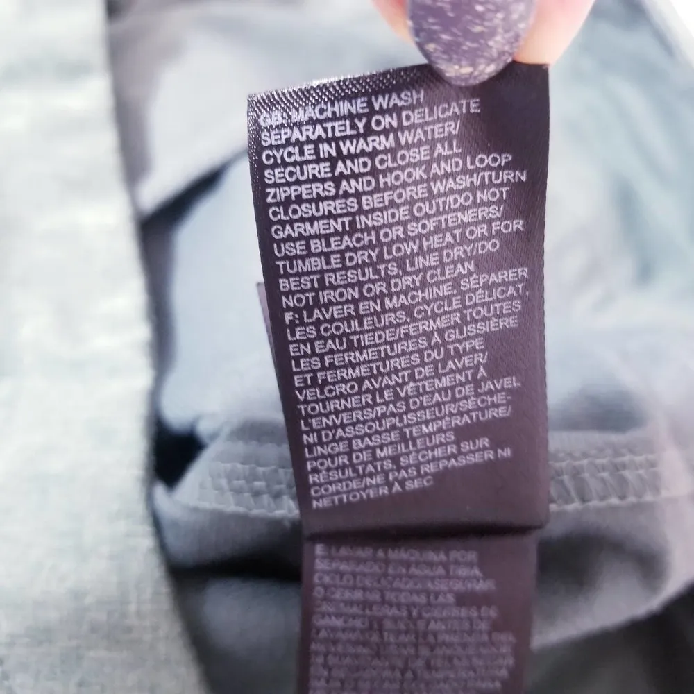 The North Face WindWall Green Jacket Zip Up Long Sleeves Pockets - Image 11