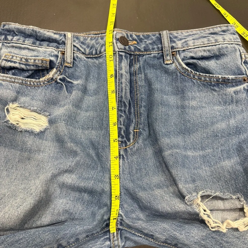 Hidden Jeans Ripped High Waist Ankle Straight Leg Jeans Blue Size 30 - Image 10