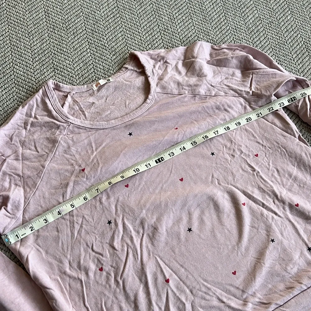 Sundry Long Sleeve sweatshirt with Star and Heart Accents - Image 4
