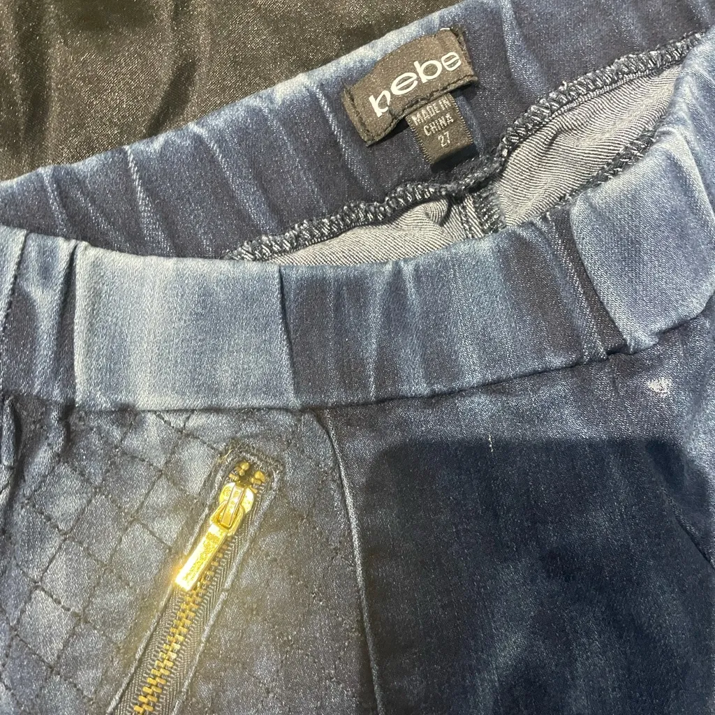 Bebe  quilted cloud jeggings - Image 2