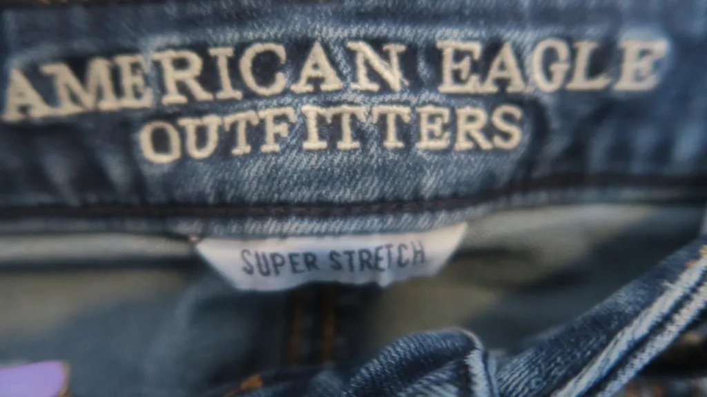 American Eagle Outfitters super stretch jegging jeans in dark wash blue size 2. - Image 5