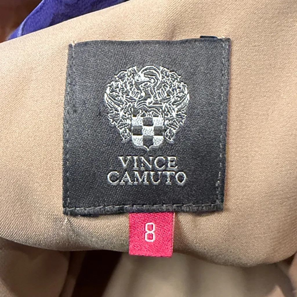 Vince Camuto- NWT Drapy One Shoulder Back Cutout Detail Retro Design Dress- 8 - Image 3