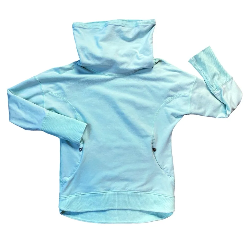 Lululemon  Rest Day Cowl Neck Pullover
Sweatshirt Mint Green - Image 8