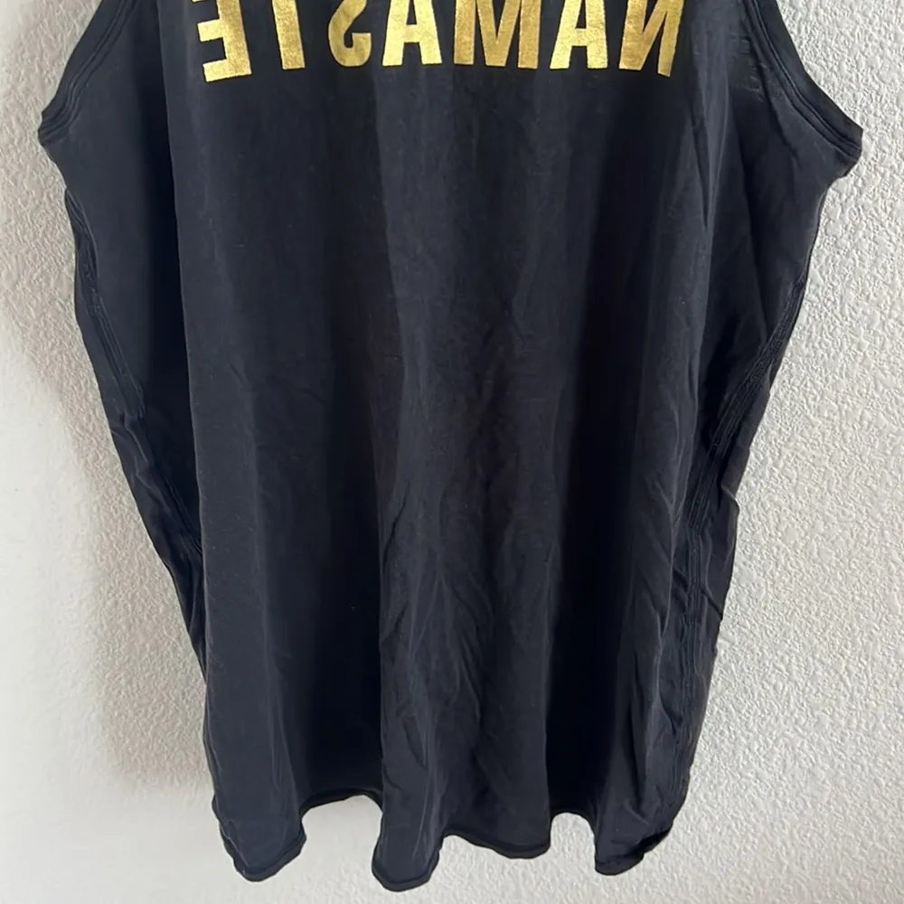 Lululemon All Tied Up Black Namaste Graphic Tank Top 6 - Image 3