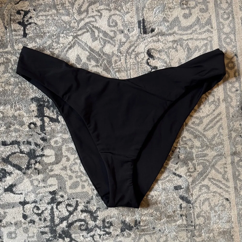 Mara Hoffman  Cece Bikini Bottom in Black Size XL NWT - Image 2
