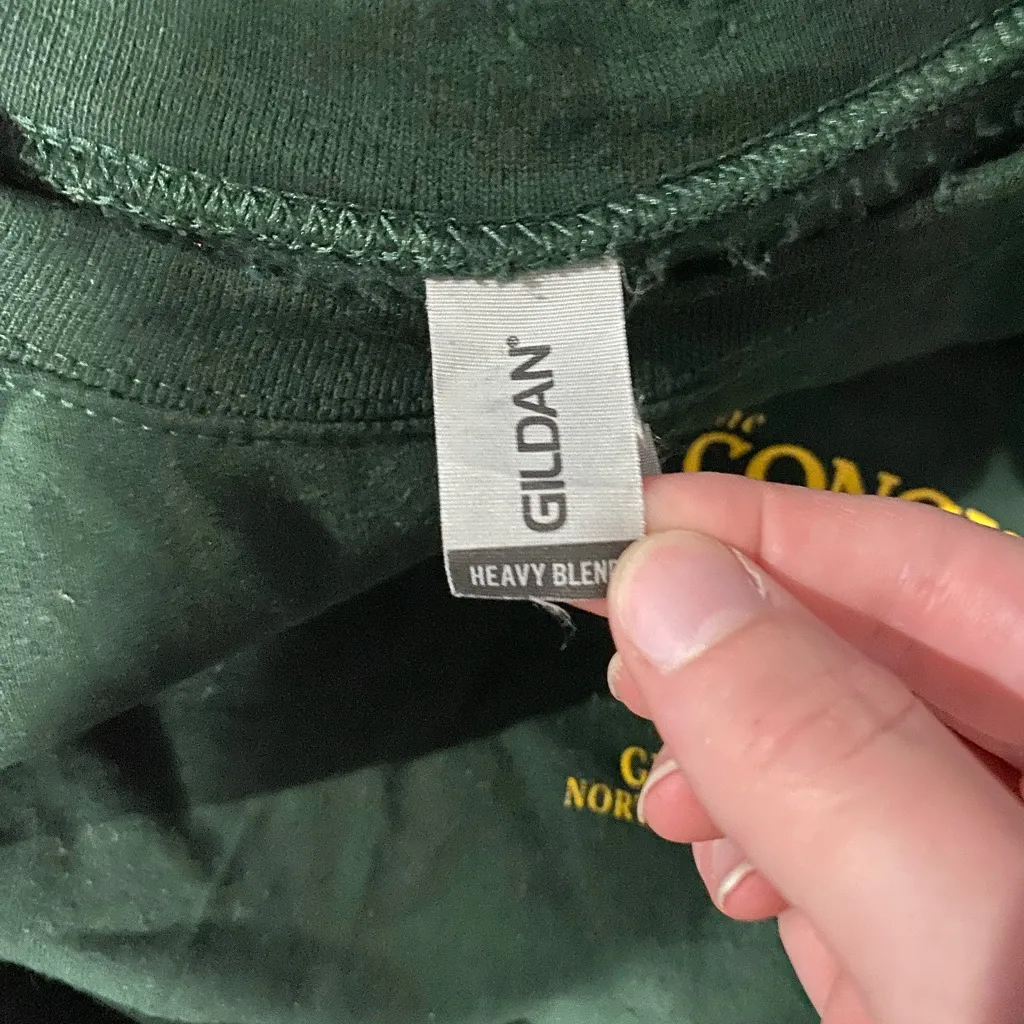 Gildan graphic crewneck green medium - Image 5