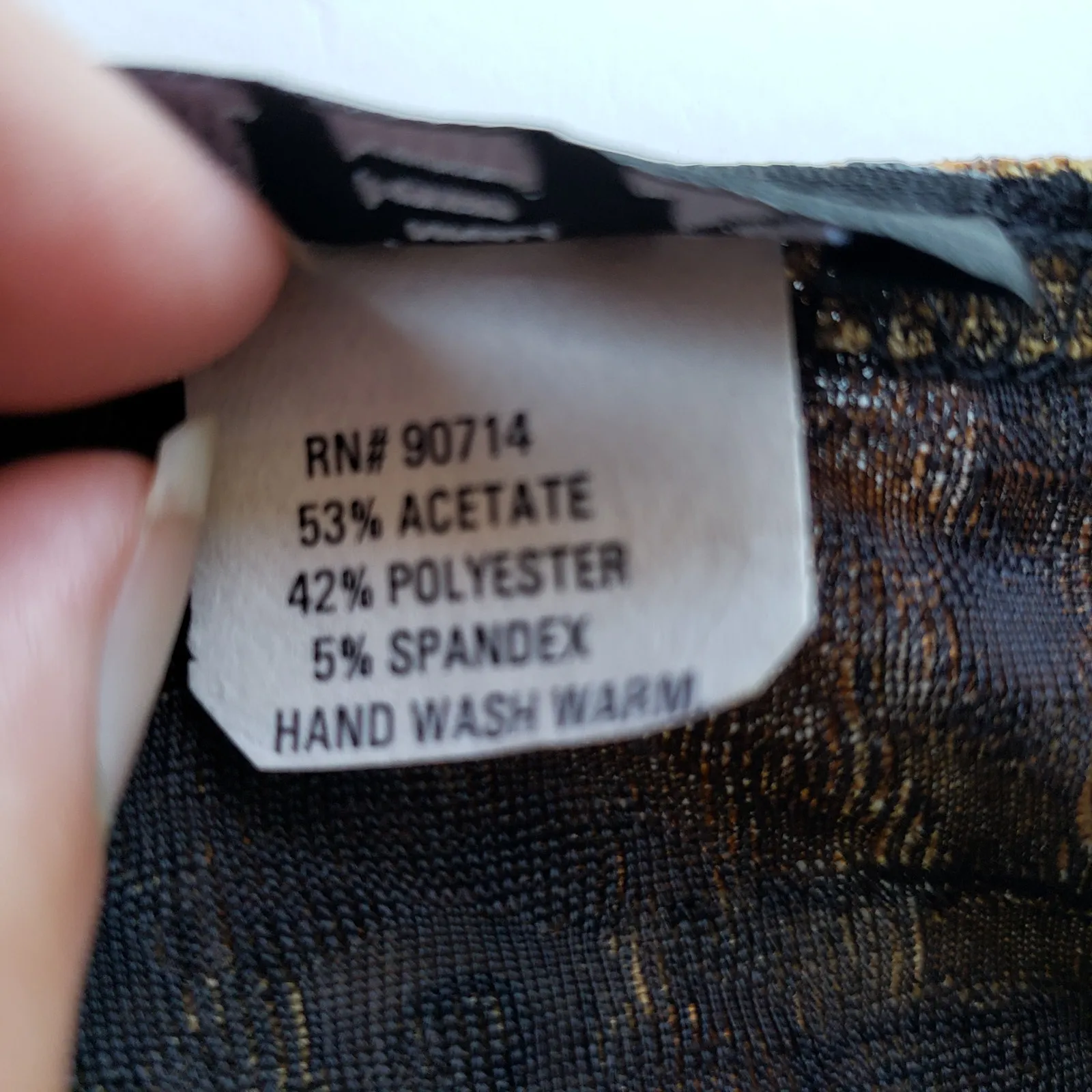 Vintage Y2K MSK Metallic Womens Top Sz 8 Beads Tassel Hem Boho Glam Gold Wrap - Image 11