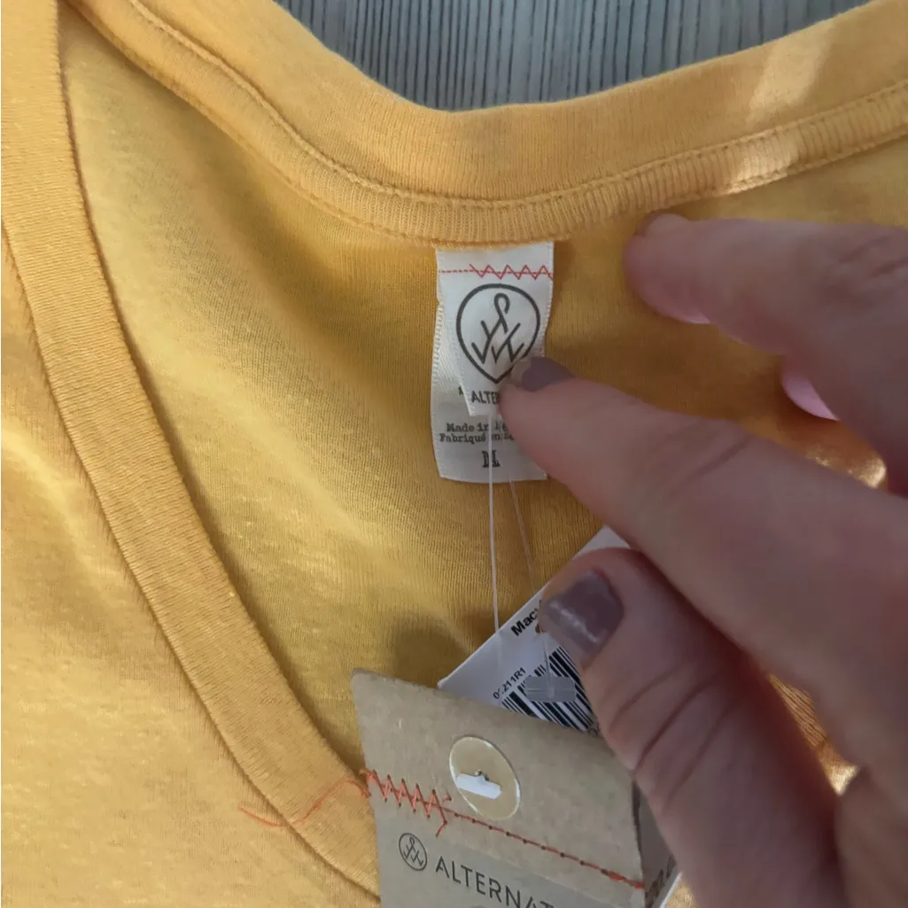 Alternative Mustard Short Sleeve Tee NWT - Image 5