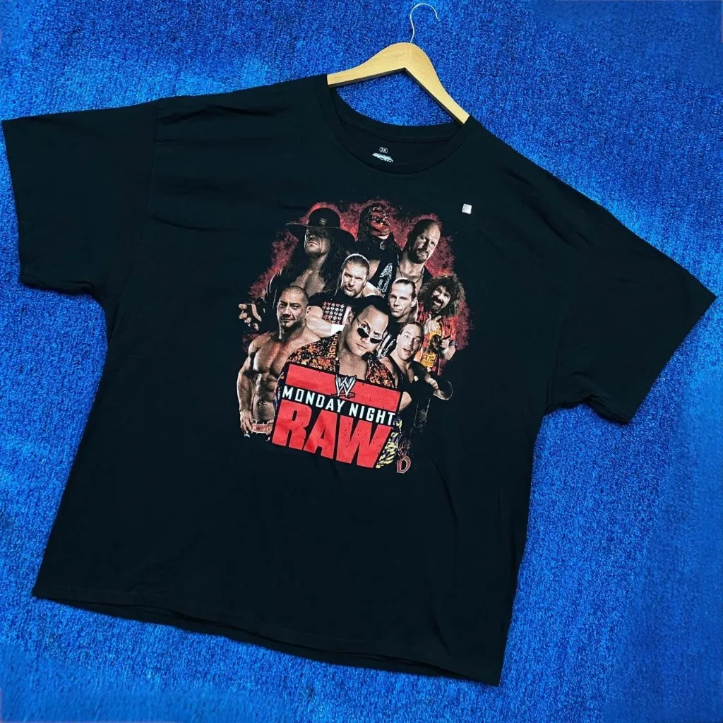 WWE Monday Night Raw Graphic T-Shirt Size 3XL - Image 2
