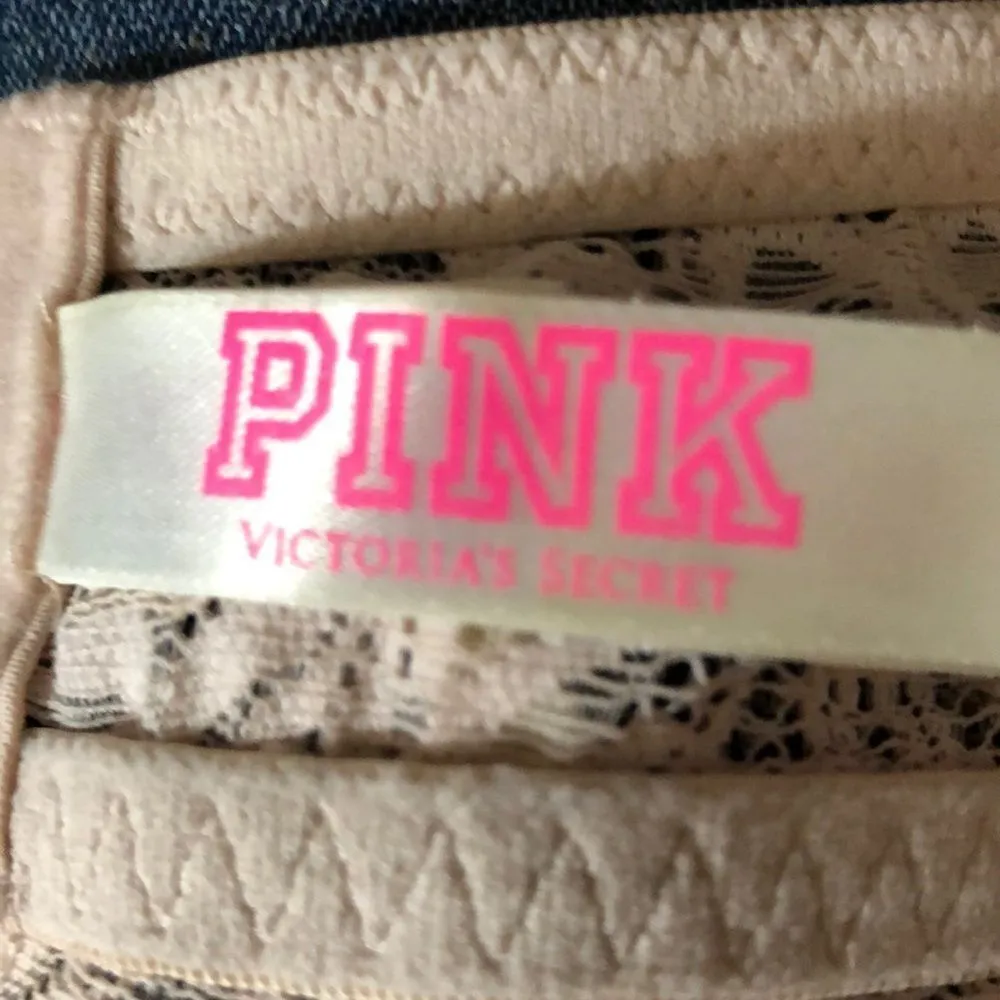 PINK Victoria's Secret Lightly Lined Bralette Pink Floral Small S - Image 12