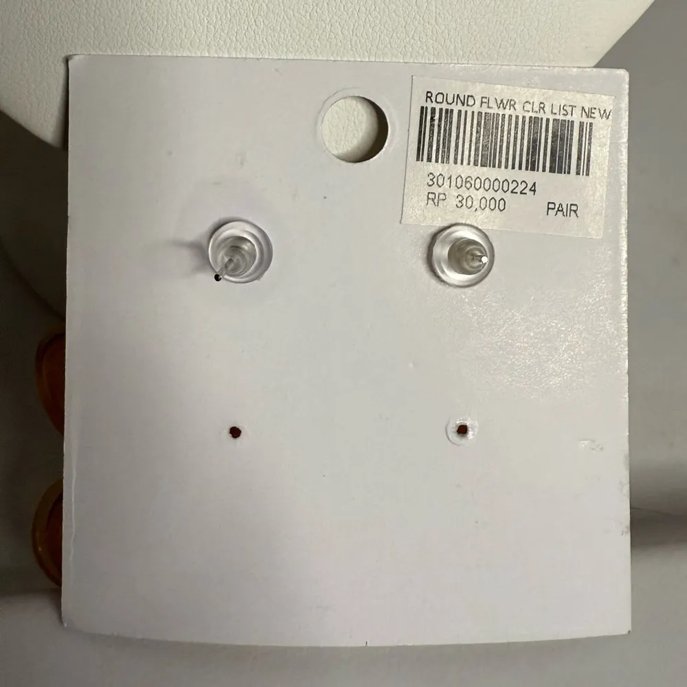 Little Things Pink and Yellow Flower Earrings - Image 4