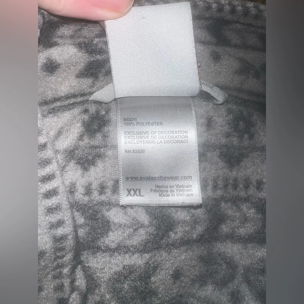 Avalanche Outdoor Supply Company Womens XXL 1/4 Zip Fleece Pullover Aztec - Image 6