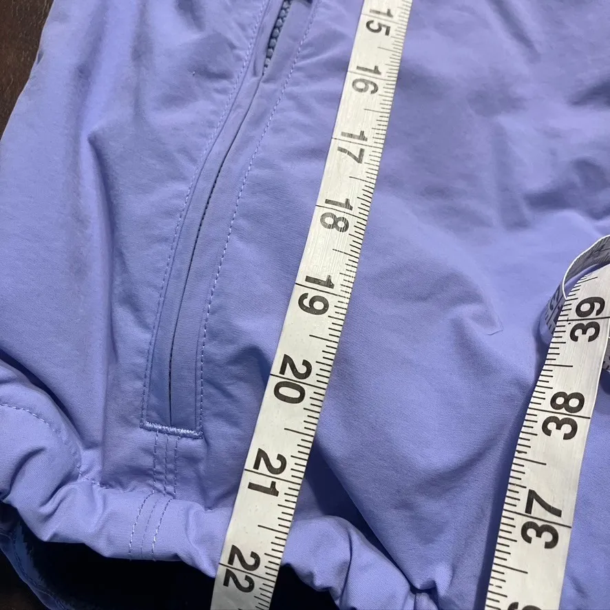LL‎ Bean Women's Regular Small Lavender Nylon Fleece Lined Vest Zip Pockets Purple - Image 12