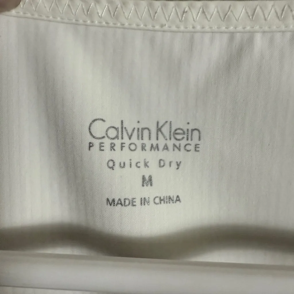 Calvin Klein‎ sz M white athletic tank top - Image 7