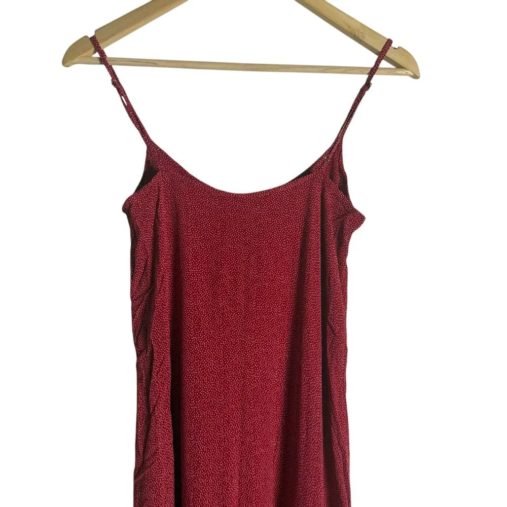 Rachel Pally Mini Dot Cilla Red Sleeveless Maternity Maxi Dress Size XS - Image 10