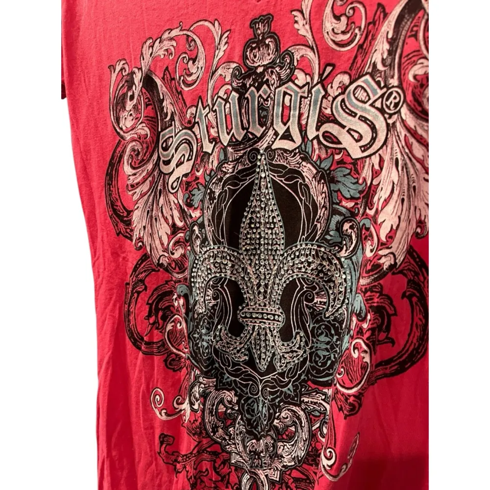 Y2k Sturgis Black Hills Rally Motorcycle Biker T - Image 2