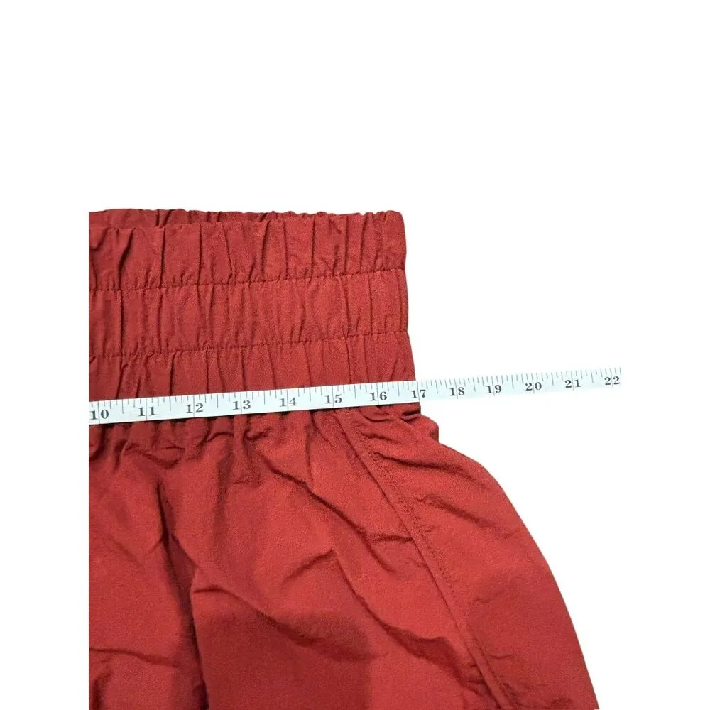 Zenana Women's Deep Orange Workout Shorts - Image 6