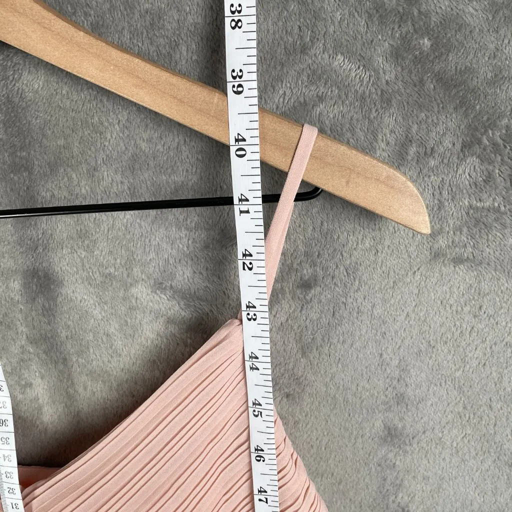 All in Favor Pleated Peplum Camisole Top Blush Pink XS NWT Fairy Coquette Y2K - Image 6