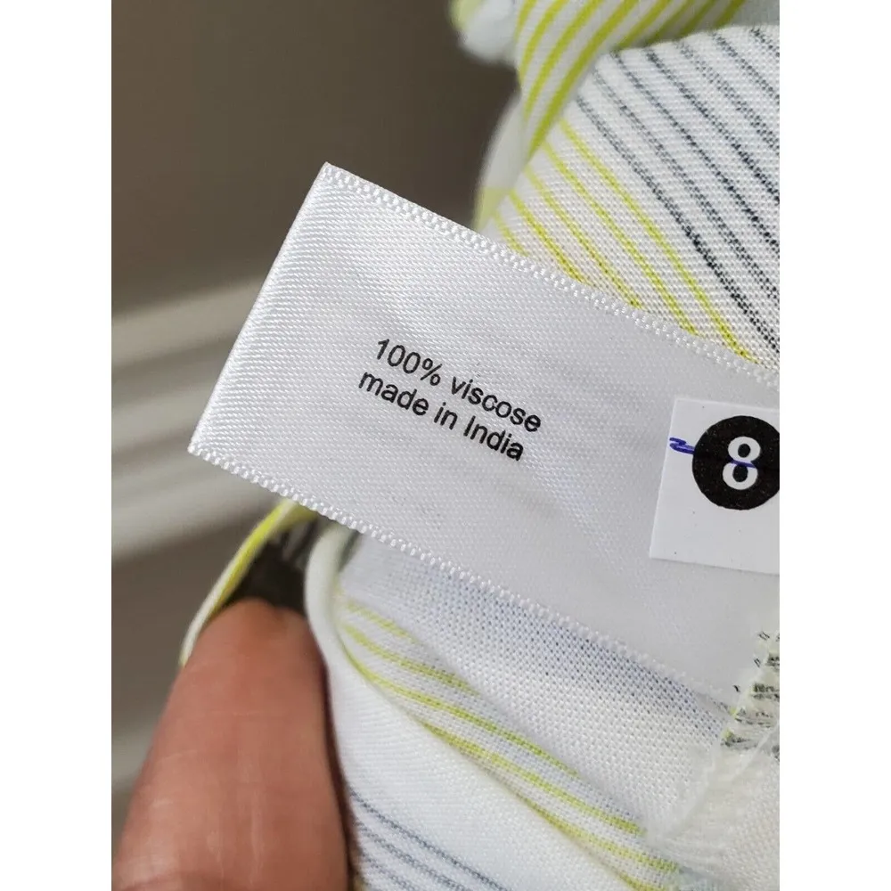 Lane Bryant Women Multicolor 100% Viscose V-Neck 3/4 Sleeve Top Blouse Size 24 - Image 10