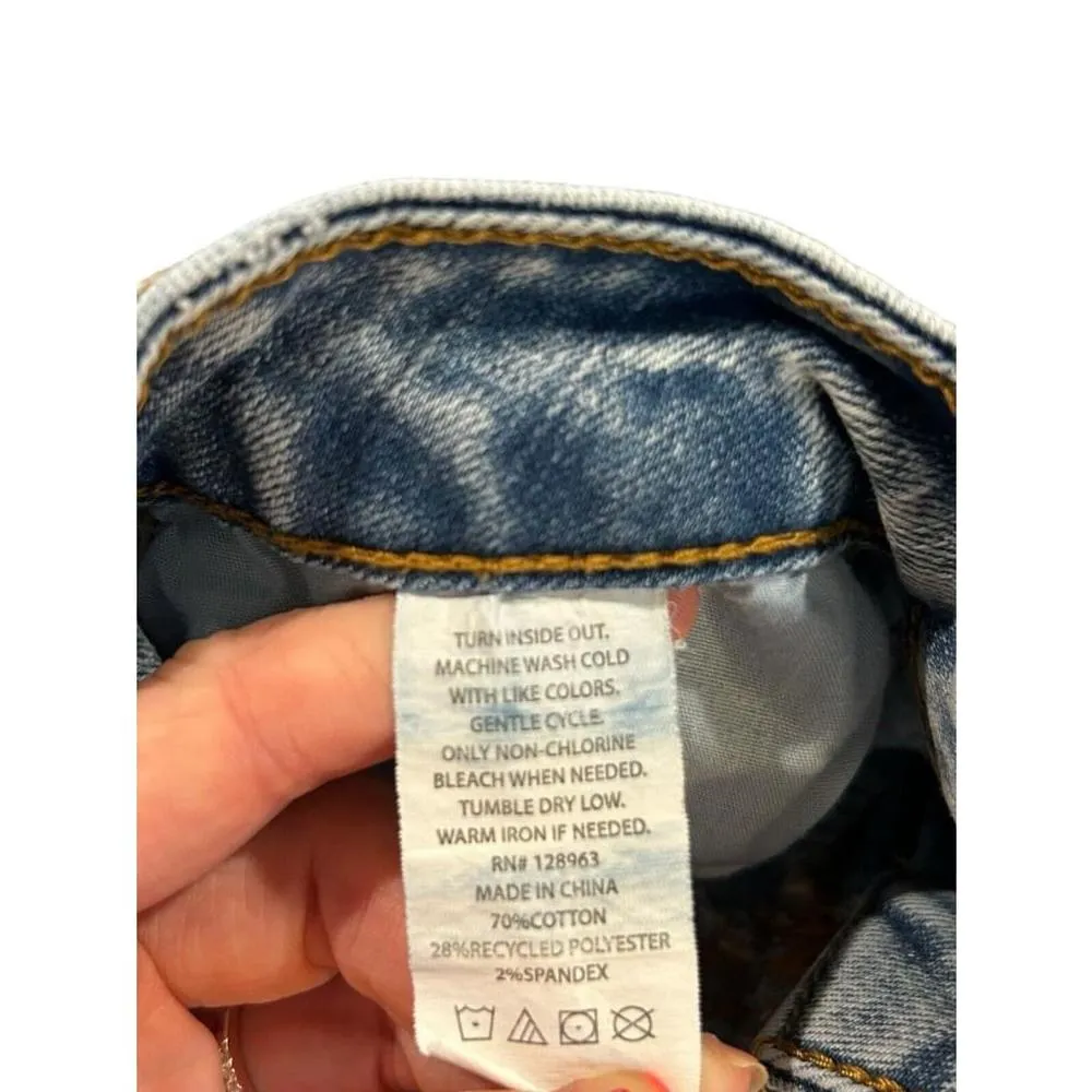 Indigo Rein Women's Jean Shorts Soft Blue Denim Jeans Size 3 Inseam Waist 25 - Image 9