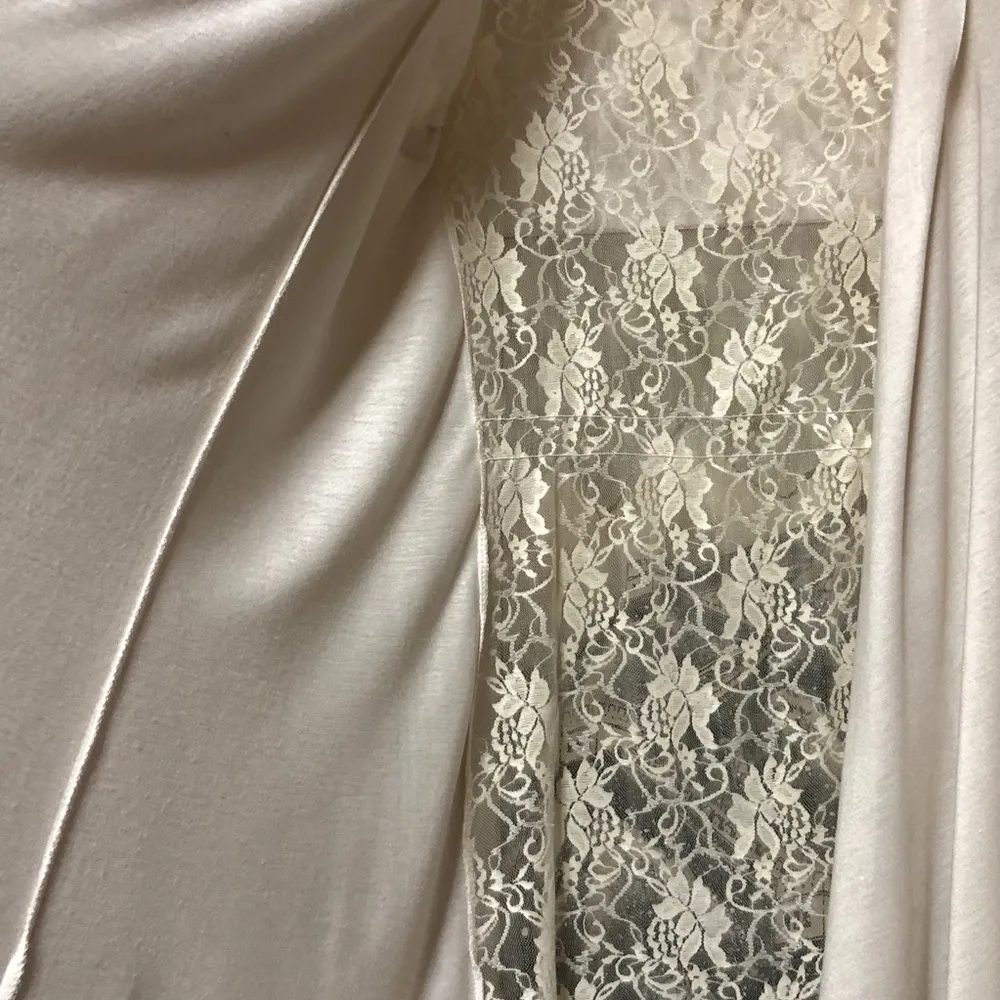 Open Front Lace Back Cardigan - Image 3