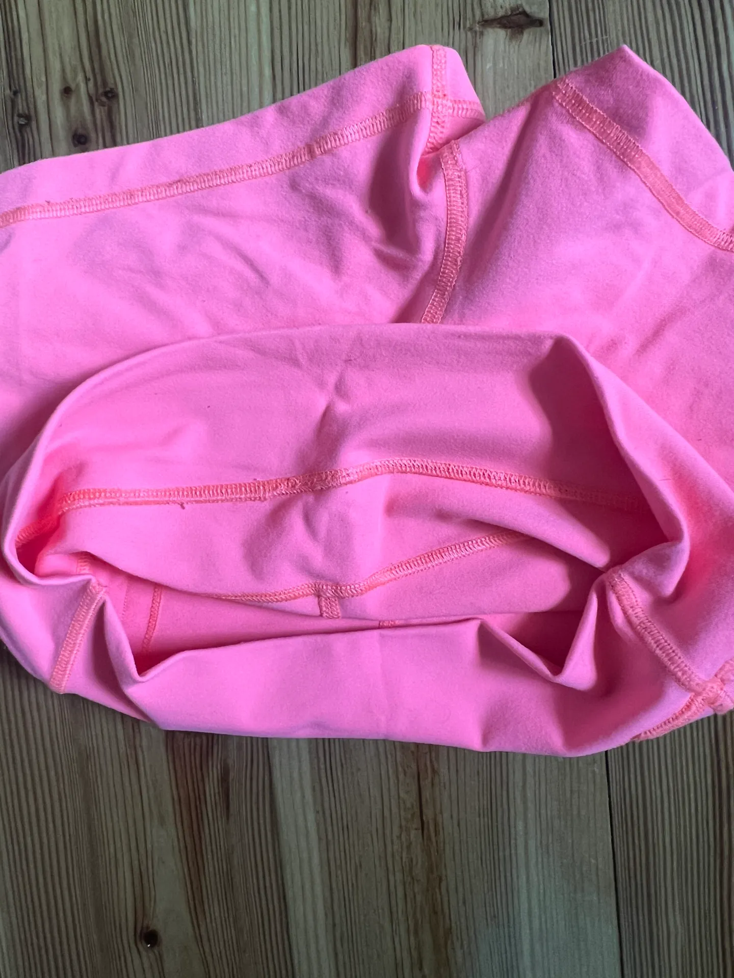 Neon Peach Biker Shorts - Image 8