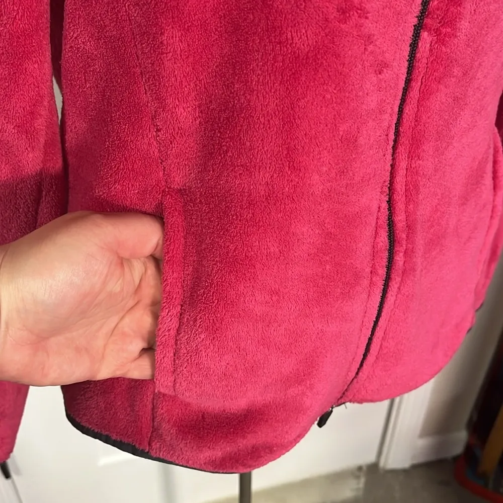 Danskin Now Women’s Full Zip Teddy Fleece Jacket Size M 8/10 - Image 4