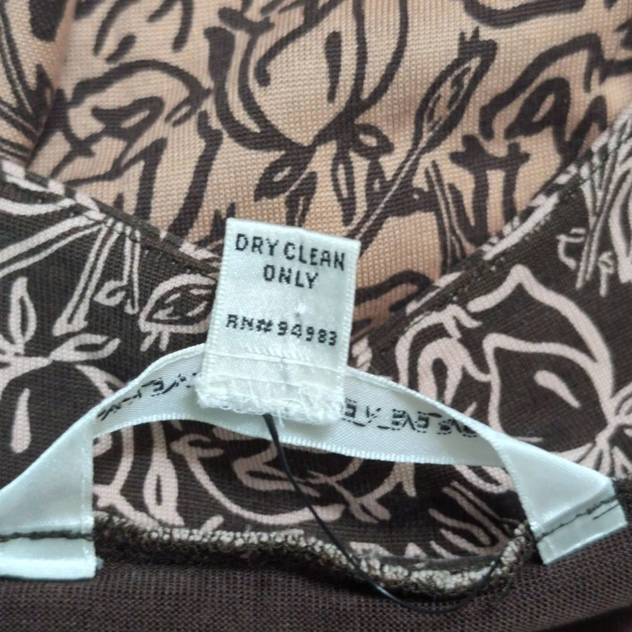 Diane von Furstenberg DVF Enola Brown Patterned V Neck Sleeveless Midi Dress 8 - Image 7